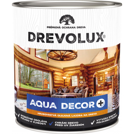 DREVOLUX AQUA DECOR + - hrubovrstvá olejová lazúra na drevo