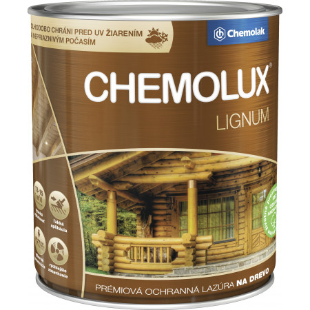 CHEMOLUX LIGNUM - prémiová ochranná lazúra na drevo