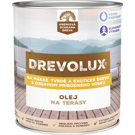 DREVOLUX - olej na terasy a pochôdzne plochy