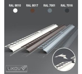 Balkónová lišta rohová BB-R