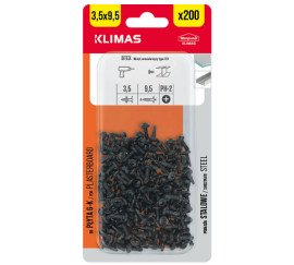 Fosfátová skrutka do plechu BTEX (blister)