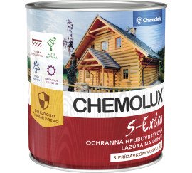 CHEMOLUX S EXTRA - hrubovrstvá lazúra na drevo s voskom