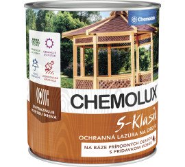 CHEMOLUX S KLASIK - tenkovrstvá lazúra na drevo 