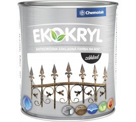 EKOKRYL ZÁKLAD - vodou riediteľná základná farba na kov