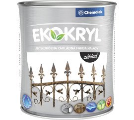 EKOKRYL ZÁKLAD - vodou riediteľná základná farba na kov