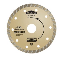 Diamantový rezný kotúč plný turbo TDT-P