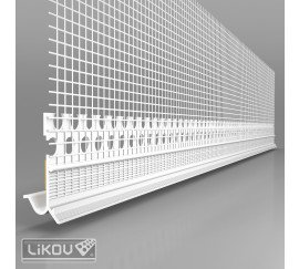 LE-G lišta okapnica na hliníkovú zakladaciu lištu LO