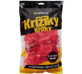 LEVELYS Krížiky na obklad a dlažbu 1,5mm