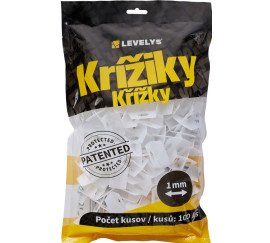 LEVELYS Krížiky na obklad a dlažbu 1mm