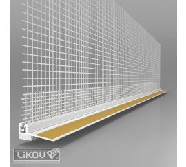 LS-EKO APU lišta okenná začisťovacia s dvojitou sieťkou