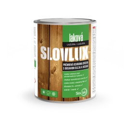 SLOVLUX laková hrubovrstvá lazúra na drevo