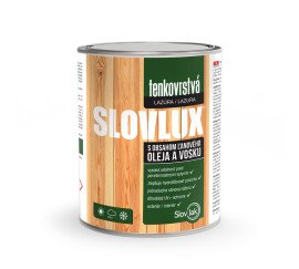 SLOVLUX tenkovrstvá lazúra na drevo