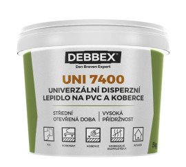UNI 7400 Univerzálne disperzné lepidlo na PVC a koberce