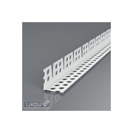 Lišta plastová klenbová flexi s hranou G-KLHF PVC 24x24mm