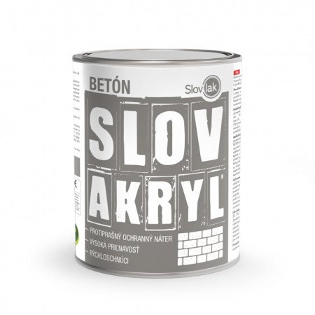 SLOVAKRYL BETÓN vodou riediteľná farba na betón
